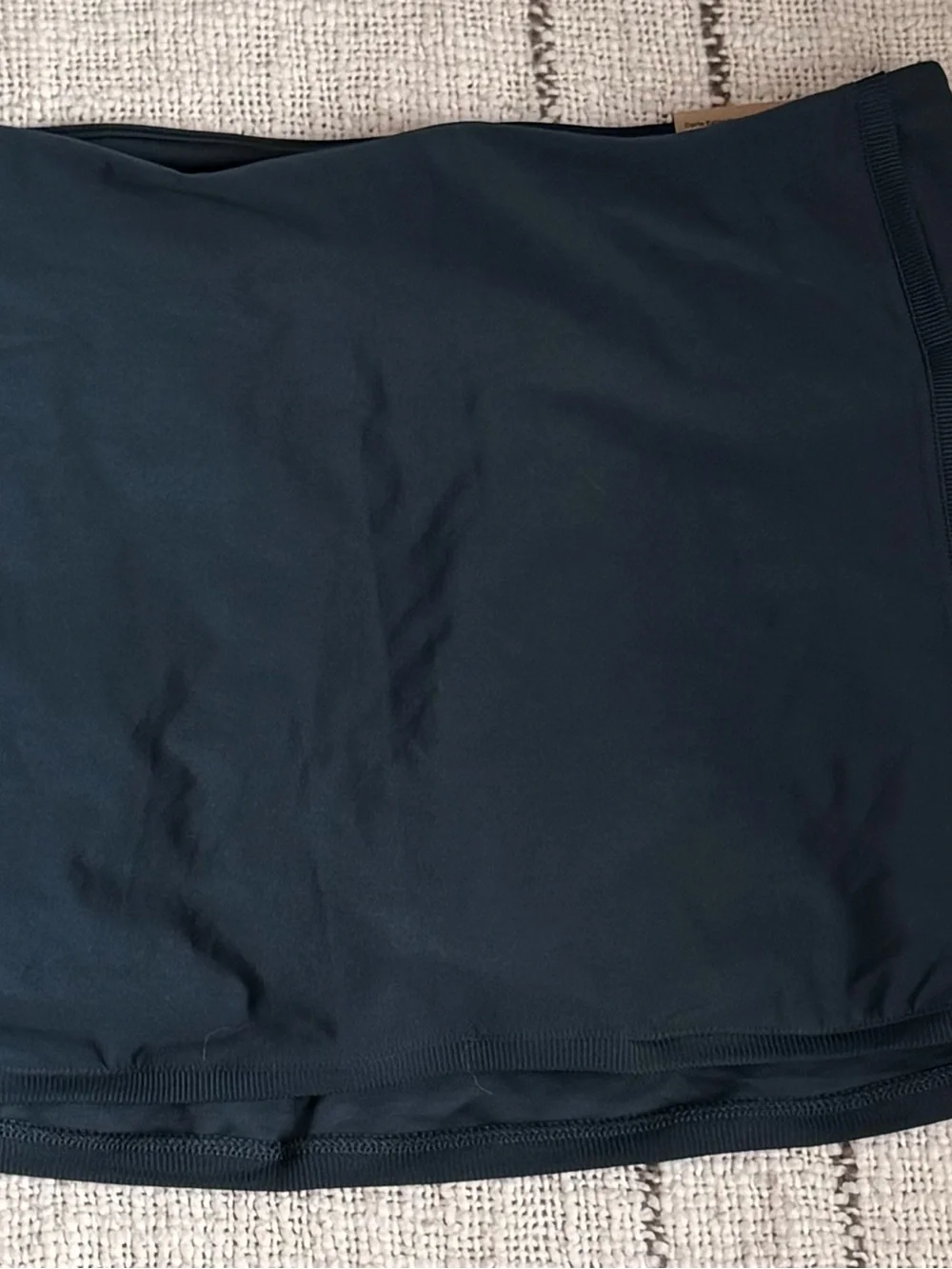 Navy Athletic Skirt with Built-In Shorts